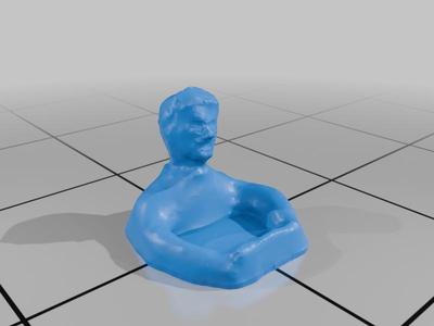 Driver figure for slot car