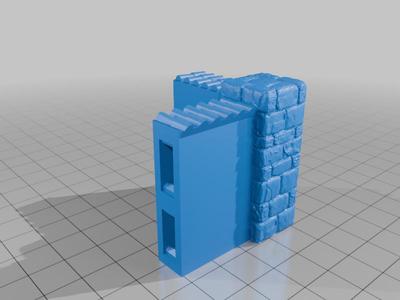  Pantile Walls Spanish Mediterranean colonial Stone pillar corner