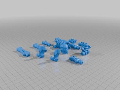 skeleton pieces