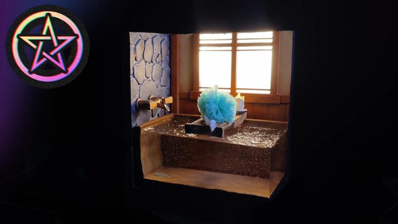 Miniverse Spa Day: A Japanese-Style Bathtub Diorama