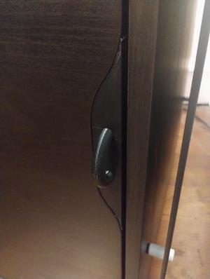 IKEA Alex cabinet door handle gap filler