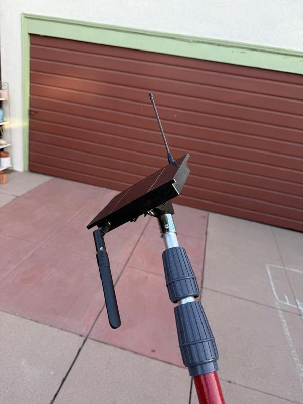 Painter's pole mount for Meshtastic Solar node