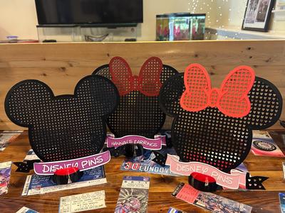 Disney Mickey and Minnie Pin Earring Holders