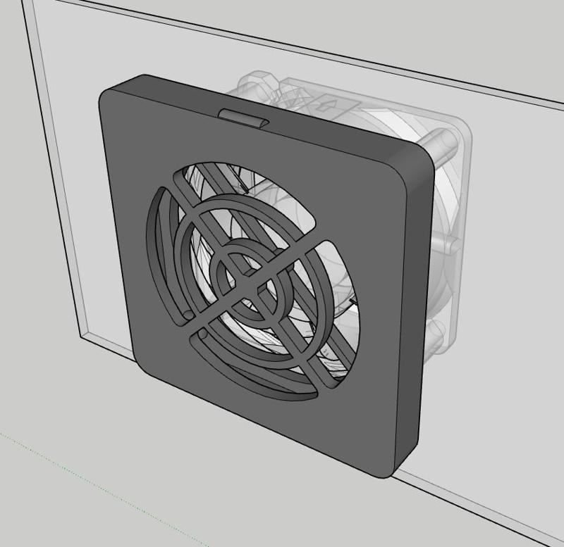 Filter for fan 60x60 (simple version)