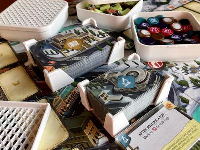 The Fox Experiment Board Game Organizer Boxes