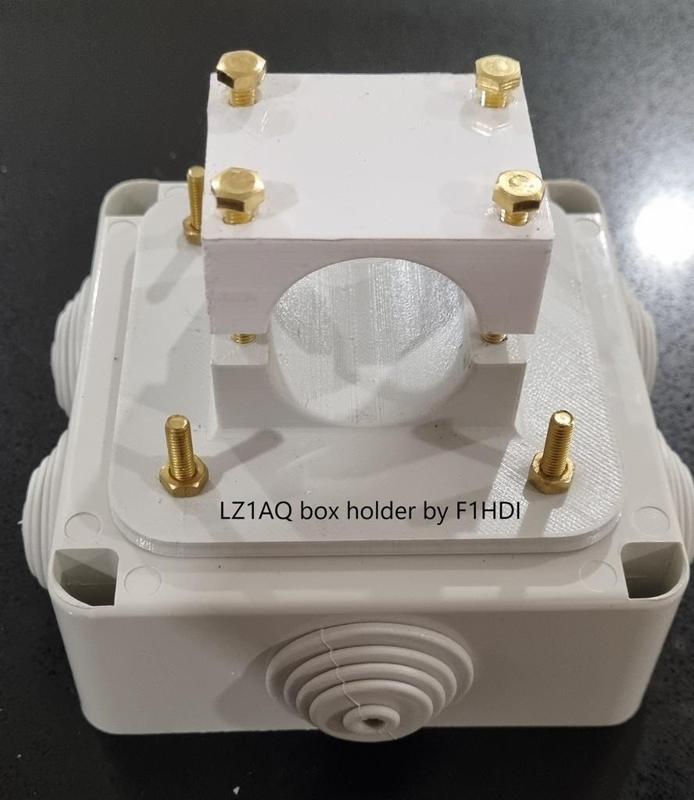 LZ1AQ Active loop Box mast holder