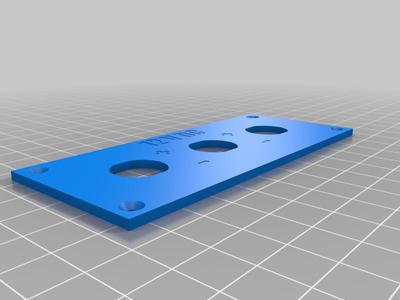 GX16 Connector Plate