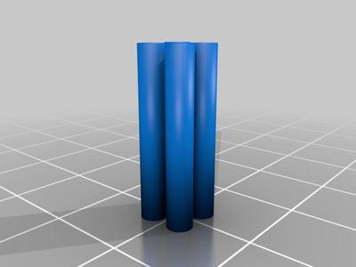 M3x20 screw substitution peg