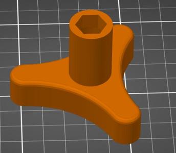 Battery terminal nut wrench 1/2"