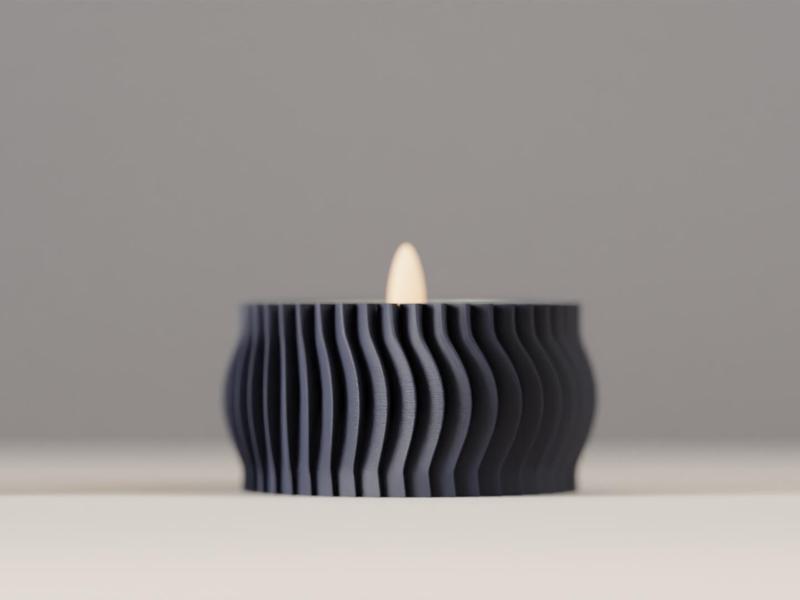 Modern Tealight Holder Minimalist LED candle Stand