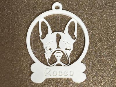 Personalised French Bulldog Ornament