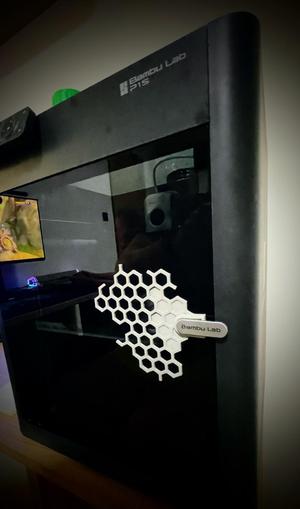 Honeycomb decorations for BambuLab 