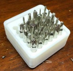 Gridfinity 4mm bit holder (36)