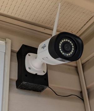 4 " Vinyl siding camera support