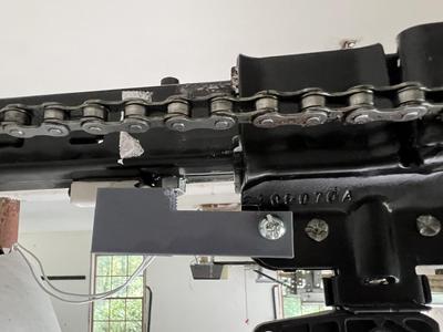 Garage door magnet holder for reed switch 