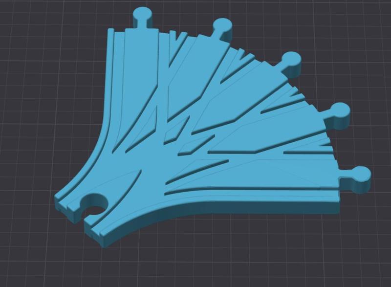 Brio Maxim Train Roundhouse 5-way train track flat bottom