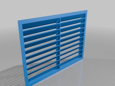 Garage Door Window Vent 16x12