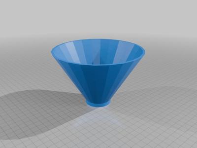 Mann Kitchen Pepper Cannon Funnel for Pouring Large Jars or Containers of Peppercorns 