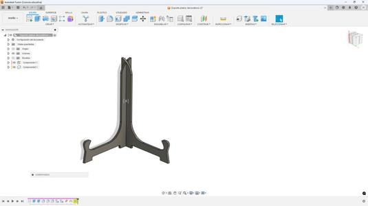 Soporte plato decorativo