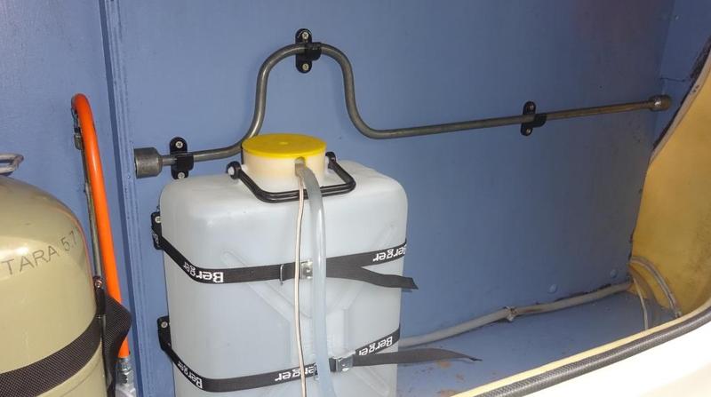 Caravan support crank holder