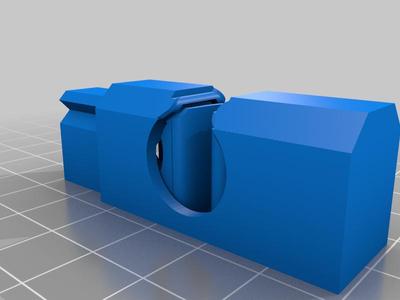 Bread bag clip -- print in place -- spring fidget toy (stronger walls)