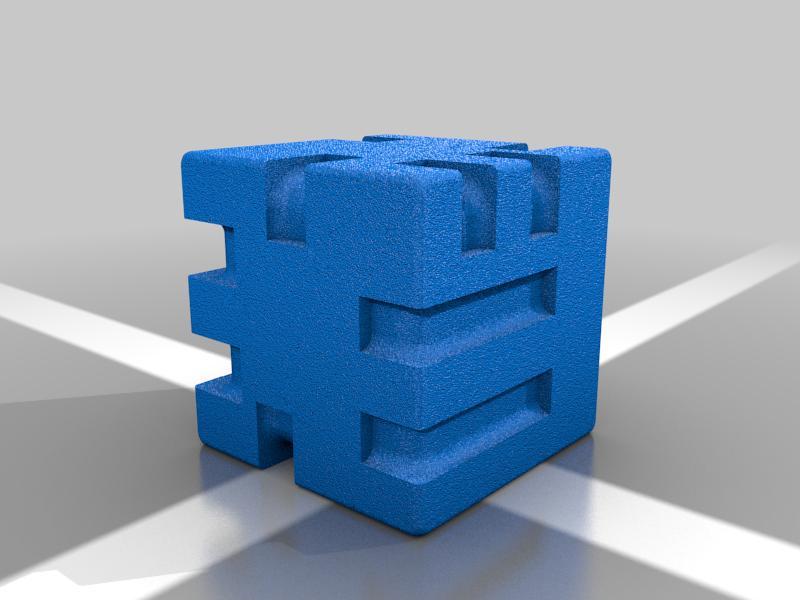 Slotted Six-Sided Dice