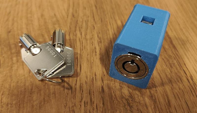 CI Tubular Practice Lock holder