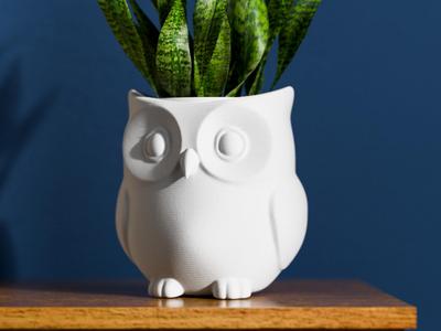 Owl Indoor Plant Pot
