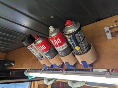 Spray Can Holder from Filament Cardboard Spools
