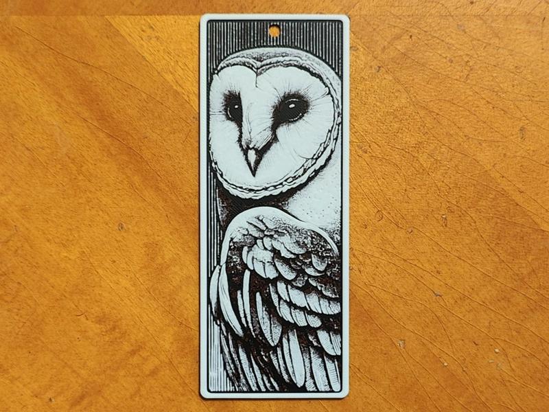 Barn Owl Bookmark