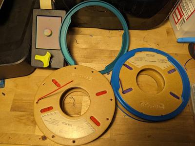 Cardboard spool adapter for mini spools 150mm, 250g (Eryone and others)