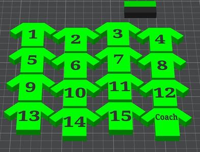 Rugby Jersey Magnets