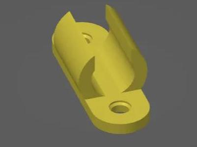Cable mount for 4mm cable
