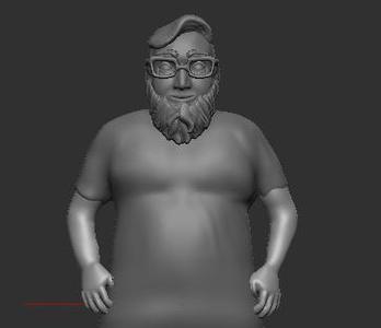 Brad Statue