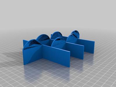 Partitions for growing seedlings