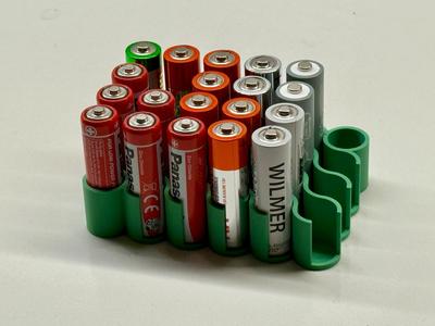 Save time, save filament, organize your batteries!