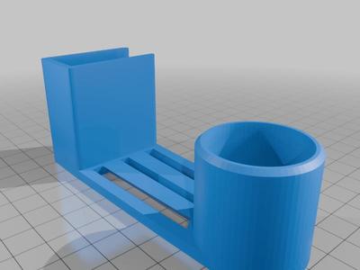 Paper Towel Holder for big rolls ~160mm, shelf thickness: 18mm