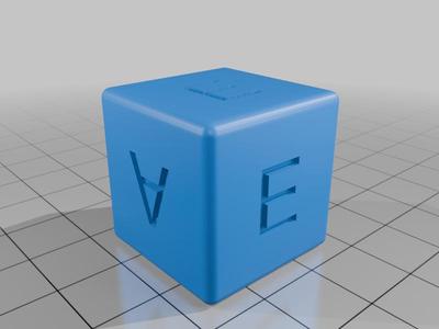A E Initials Dice - Harmony Dice