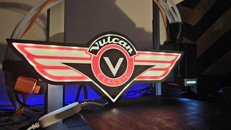 Kawasaki Vulcan Classic Motorcycle Light Box