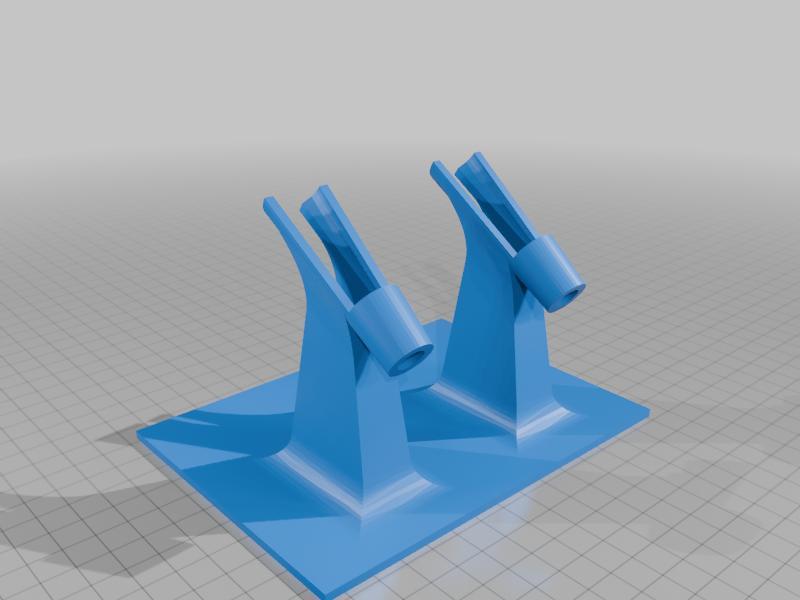 Dual airbrush holder