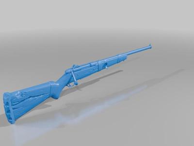 small bolt action rifle from twd