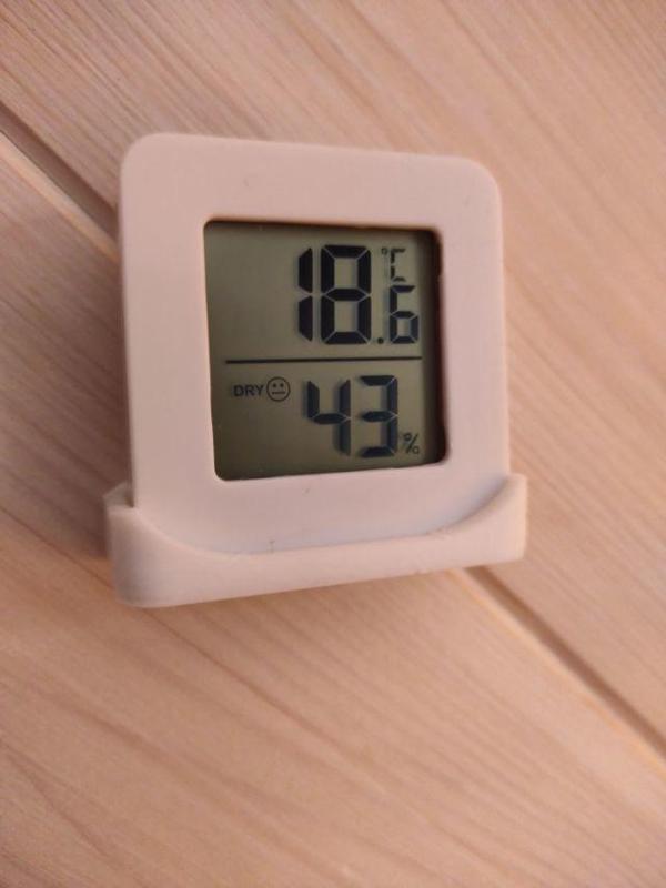 Mini thermometer Hygrometer Holder Wall