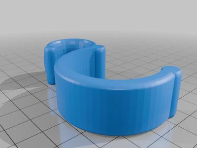 Pole Clip With Hook for Temporary / Portable Garage and Other Applications - 38mm