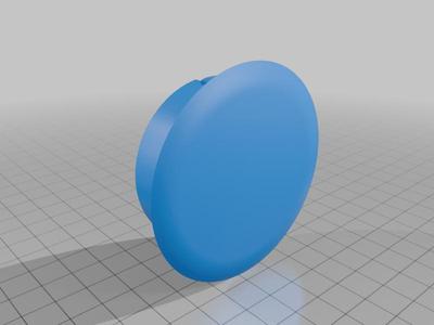 Round cover for 55 mm distribution boxes