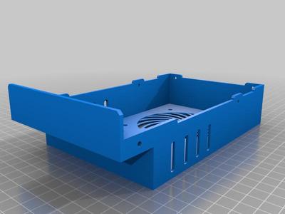 Ender 3 Power Supply FAN Case 80mm - Remix for Hellbot Magna 1