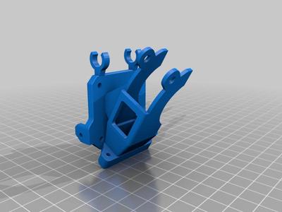 Ender 3 s1 pro sprite 5015 fan duct with spirit level
