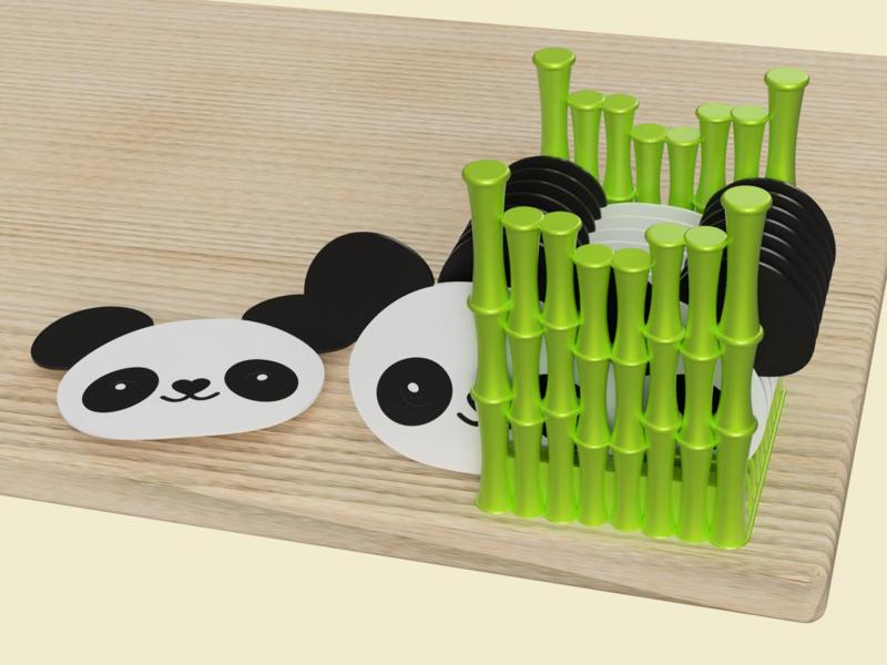 Panda Coaster (Living in the Bamboo Jungle)