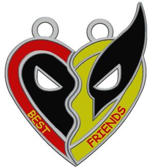 keychain dead pool and wolverine