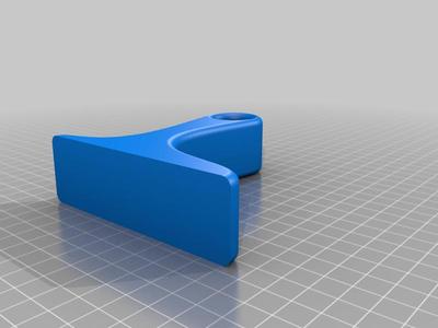 Pole bracket for 3M command strips - Curtains, towels or anything