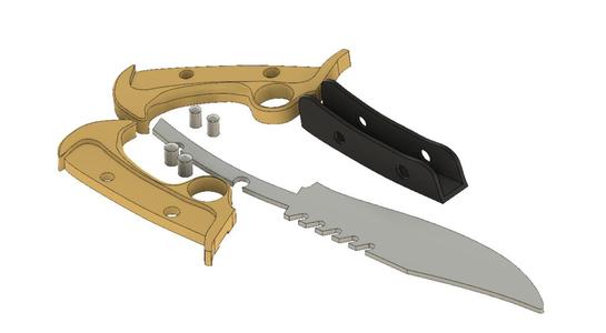 Daryl Dixons knife from The Walking Dead